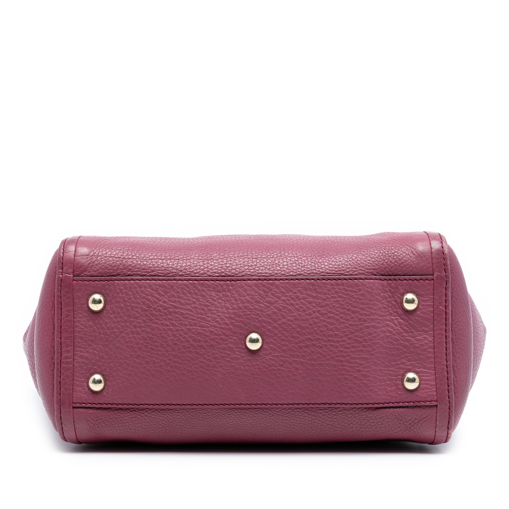 Pre-Loved Gucci Small Pebbled Leather Soho Cellarius Satchel - Picture 3 of 7